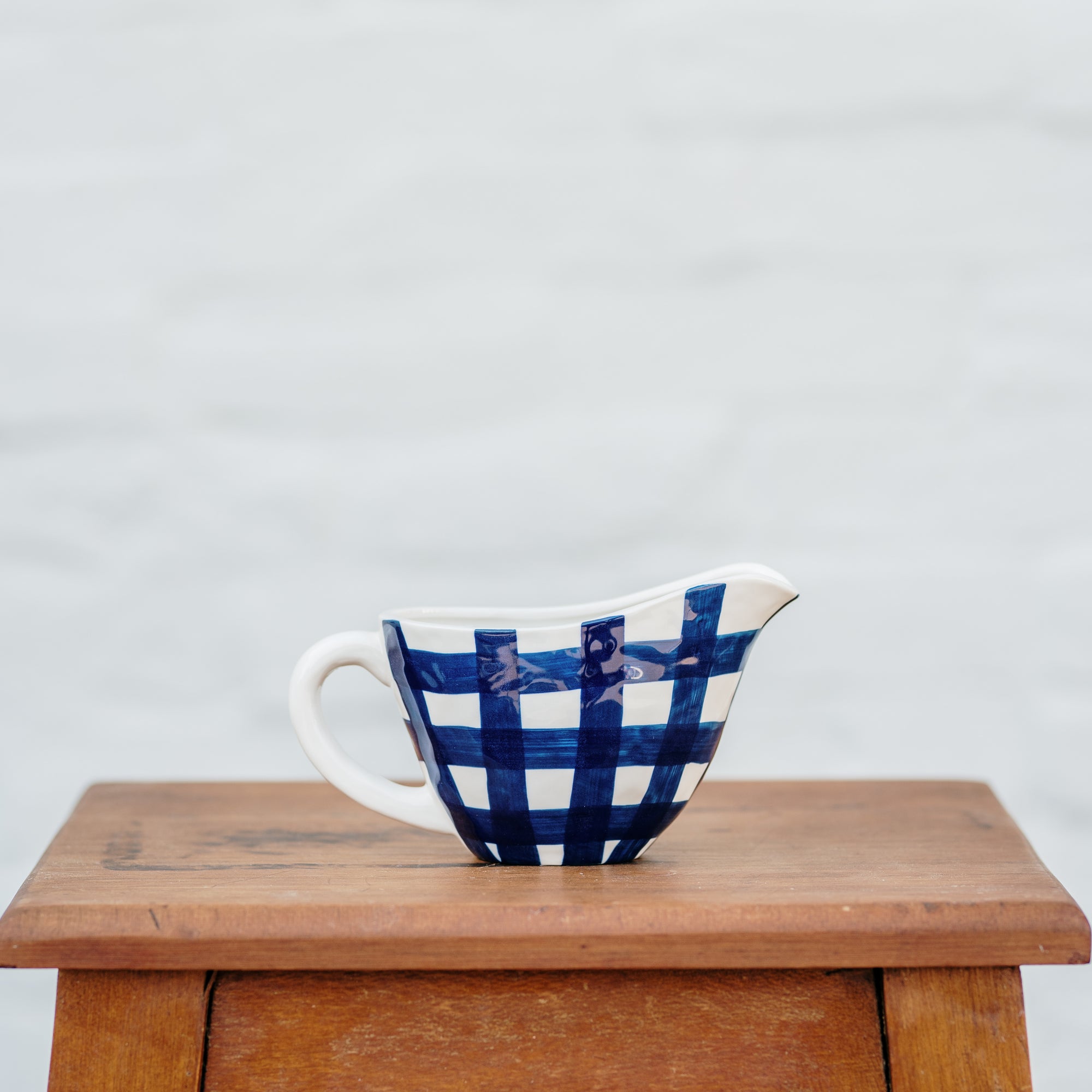 Noss & Co Gravy Jugs - Navy Gingham