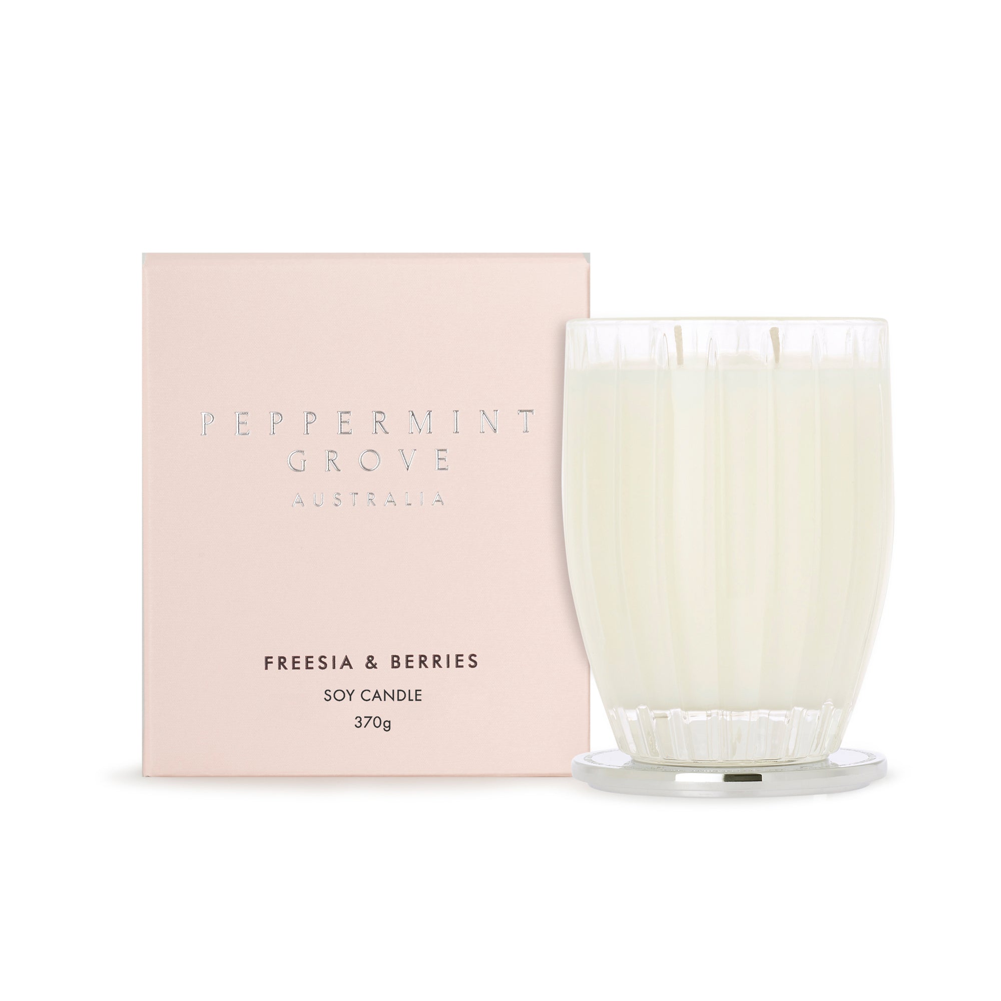 Peppermint Grove Freesia & Berries Large Soy Candle 370g